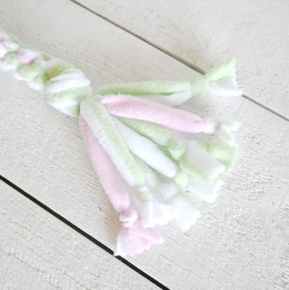 Fleece Dog Tug Toy Medium - Watermelon - Picture 4 of 5